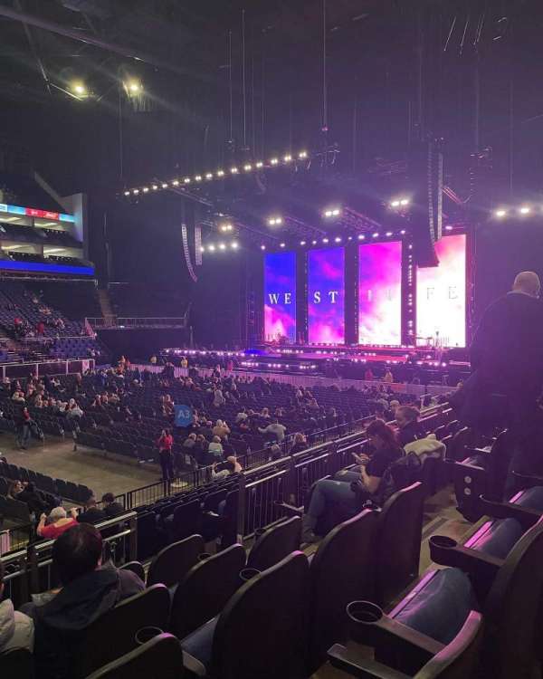 The O2, London, section: 111, row: M, seat: 334