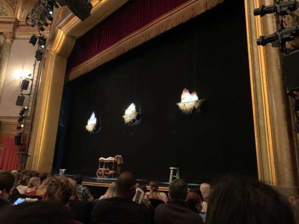 St. James Theatre, section: Orchestra R, row: F, seat: 16