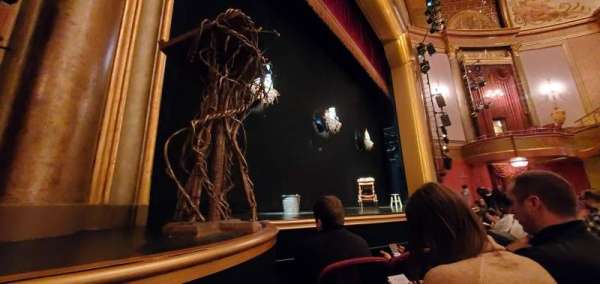 St. James Theatre, section: Orchestra L, row: B, seat: 9