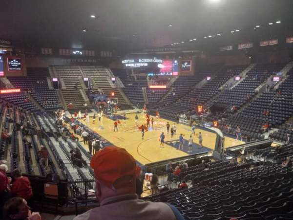 Robins Center, section: 2, row: Q, seat: 15