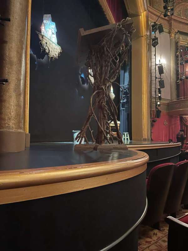 St. James Theatre, section: Orchestra L, row: B, seat: 13