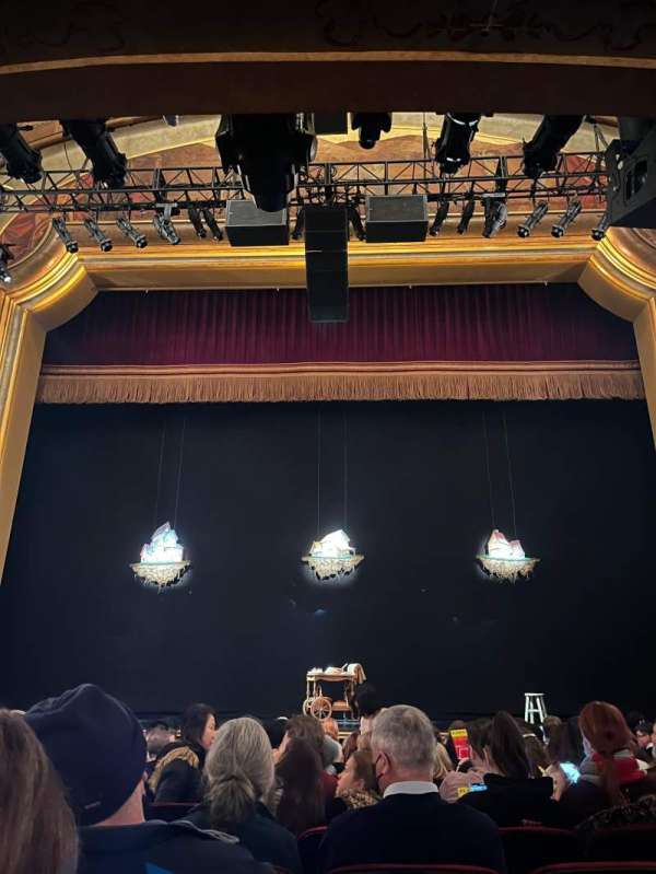 St. James Theatre, section: Orchestra C, row: L, seat: 107