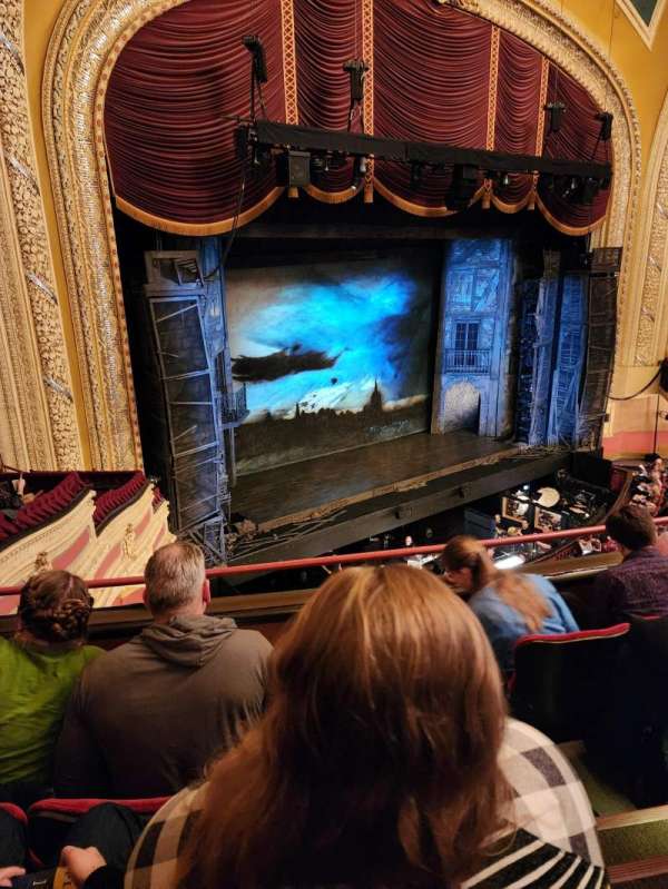 Orpheum Theatre, Minneapolis, section: Balcony 9, row: D, seat: 2