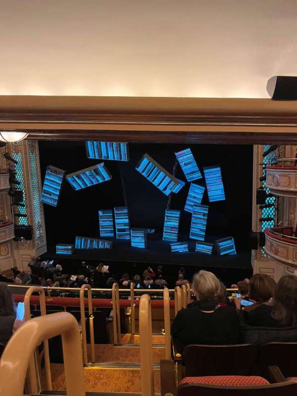 James Earl Jones Theatre, section: Mezzanine R, row: F, seat: 2