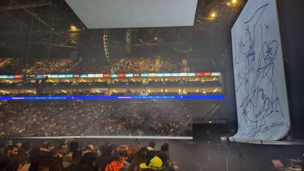 The O2, London, section: 112, row: C, seat: 390
