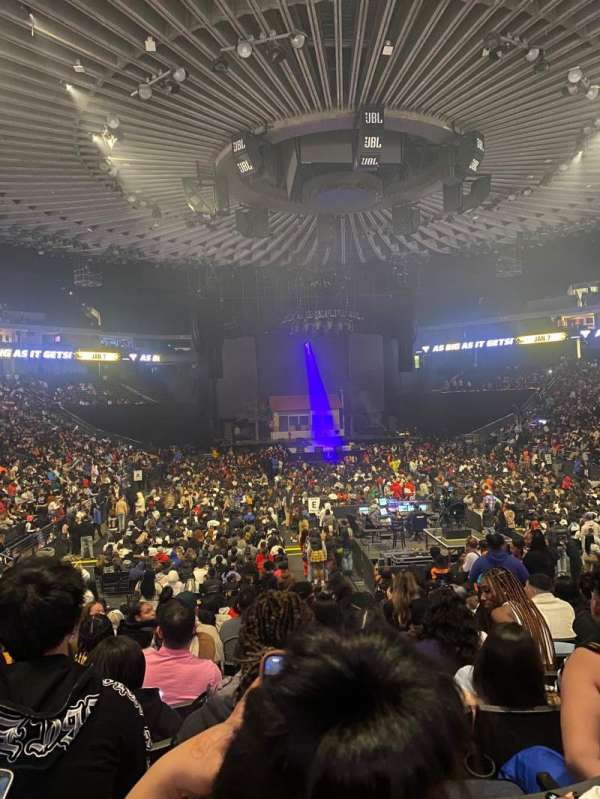 Oakland Arena, section: 108, row: 14, seat: 12