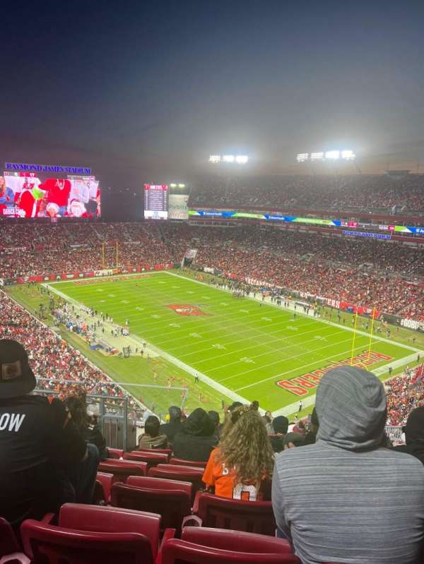 Raymond James Stadium, section: 344, row: K, seat: 8