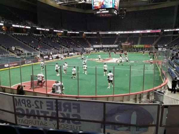 MVP Arena, section: 126, row: H, seat: 4