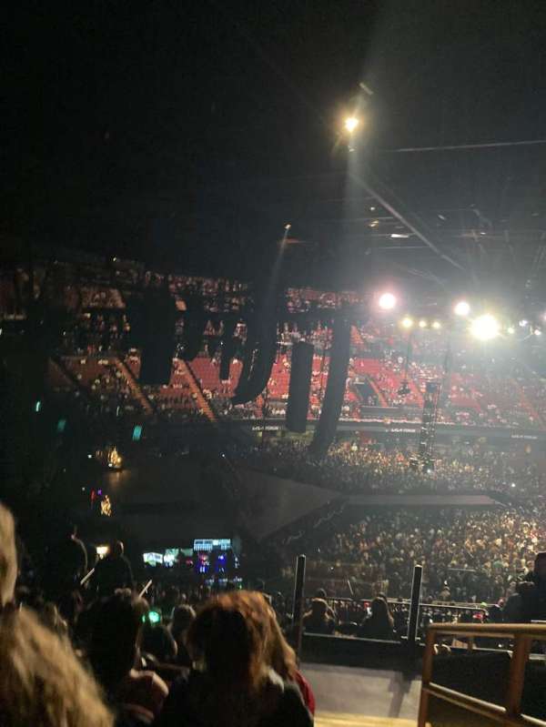 Kia Forum, section: 223, row: 9, seat: 15