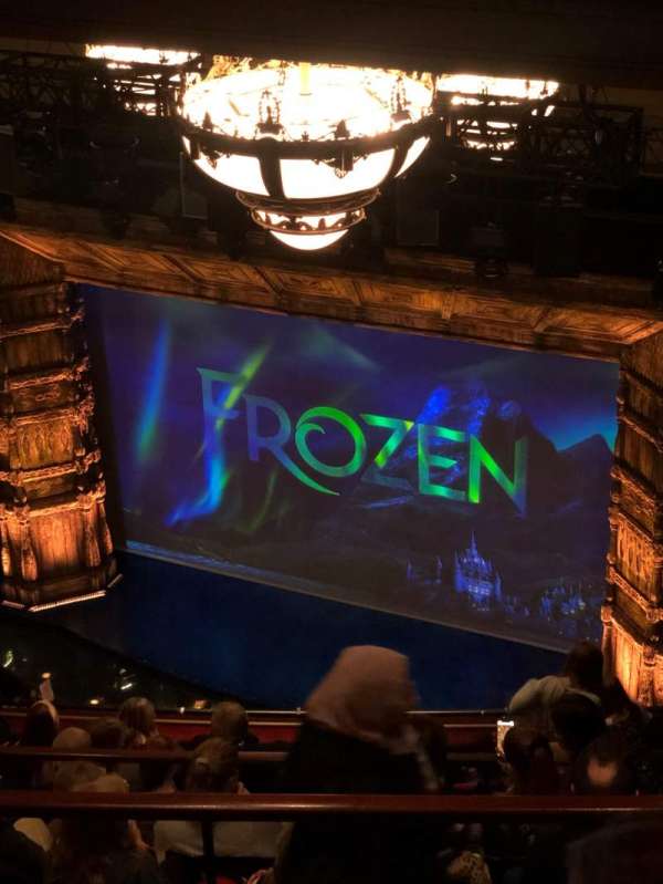 Theatre Royal Drury Lane, section: Balcony, row: K, seat: 9