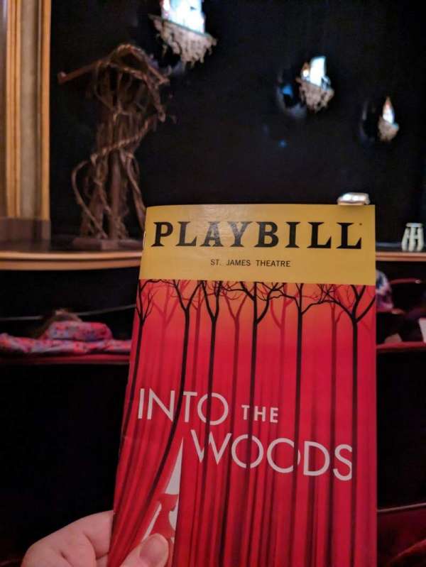 St. James Theatre, section: Orchestra L, row: D, seat: 15