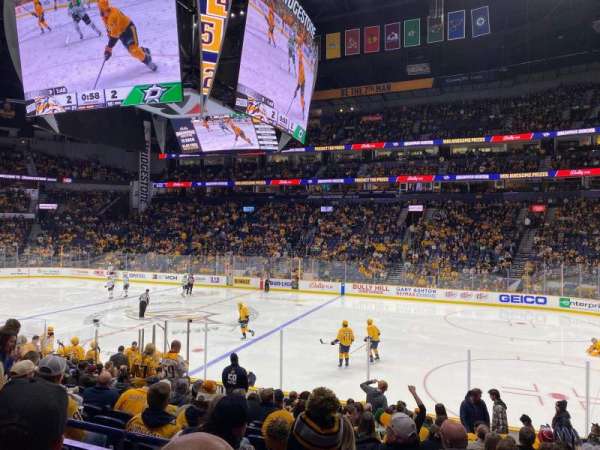 Bridgestone Arena, section: 117, row: C, seat: 9