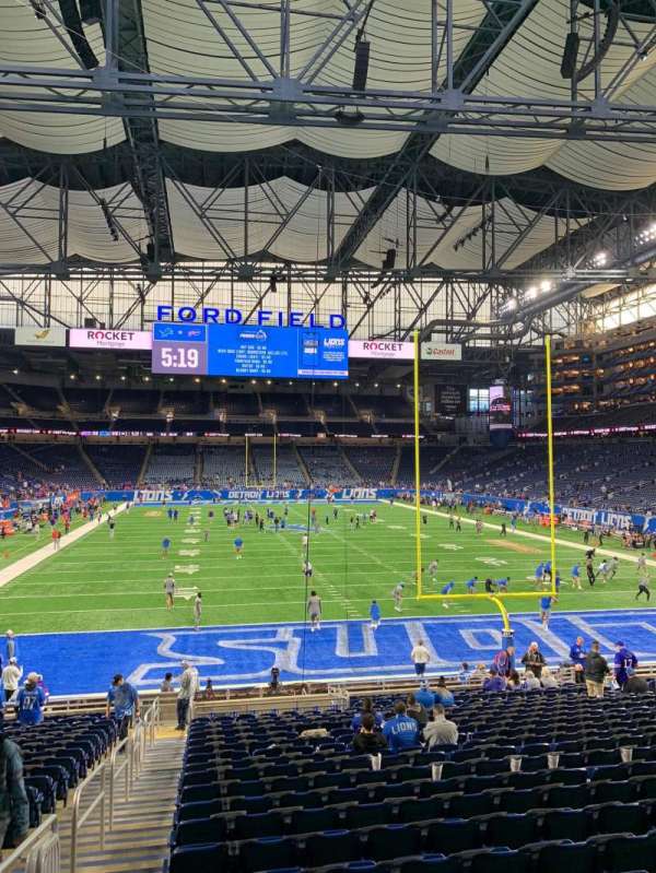 Ford Field, section: 137, row: 23, seat: 1