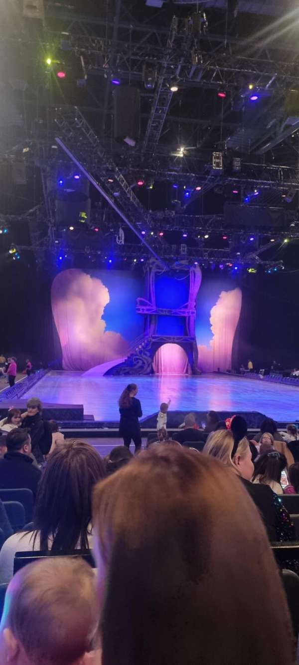The O2, London, section: 106, row: Bb, seat: 190