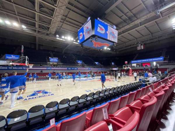Moody Coliseum, section: 105, row: 3, seat: 10