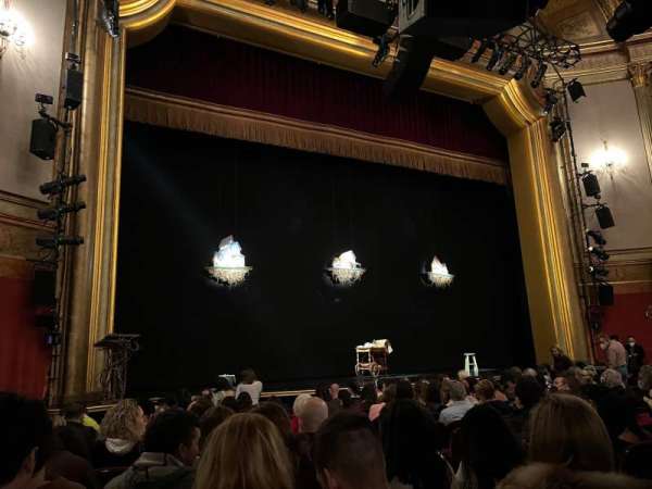St. James Theatre, section: Orchestra L, row: L, seat: 9