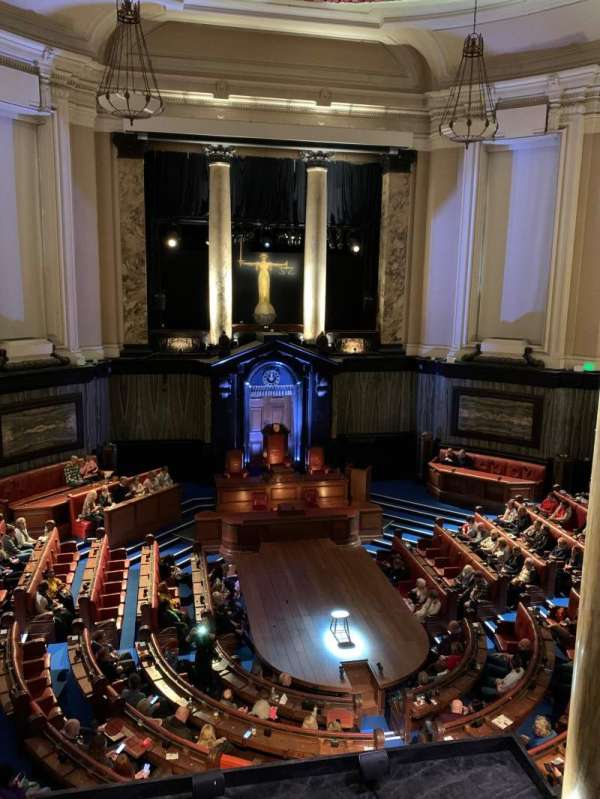 London County Hall, section: Central Gallery, row: C, seat: 18