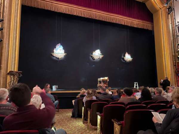 St. James Theatre, section: Orchestra L, row: J, seat: 1