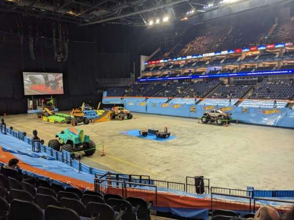 The O2, London, section: 104, row: U, seat: 140