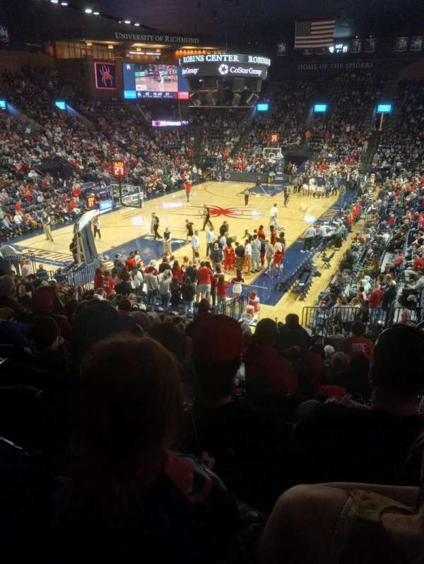Robins Center, section: 10, row: P, seat: 10