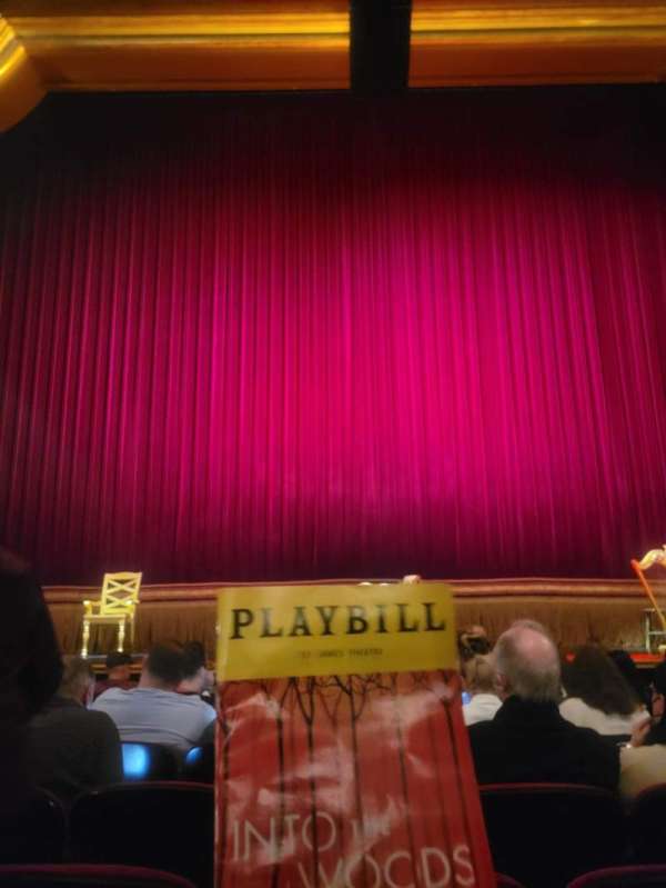 St. James Theatre, section: Orchestra C, row: G, seat: 109