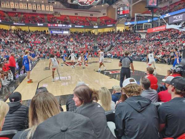 United Supermarkets Arena, section: 108, row: 3, seat: 12