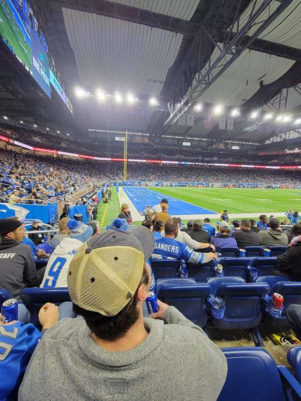 Ford Field, section: 101, row: 7, seat: 9