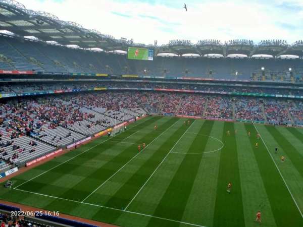 Croke Park, section: 708, row: A, seat: 21