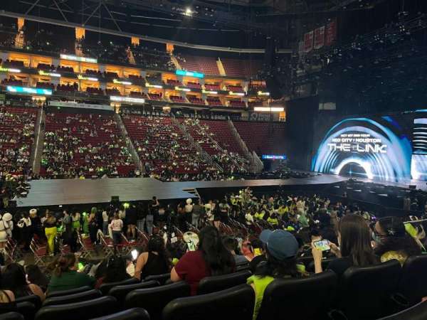 Toyota Center, section: 107, row: 12, seat: 15