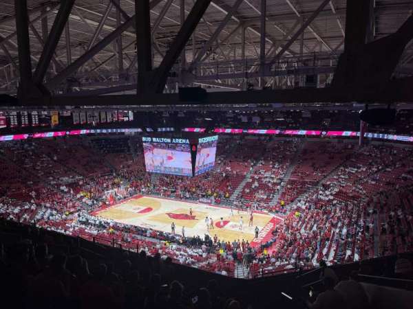 Bud Walton Arena, section: 215, row: 11, seat: 1