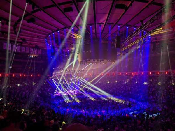 Madison Square Garden, section: 120, row: 22, seat: 21