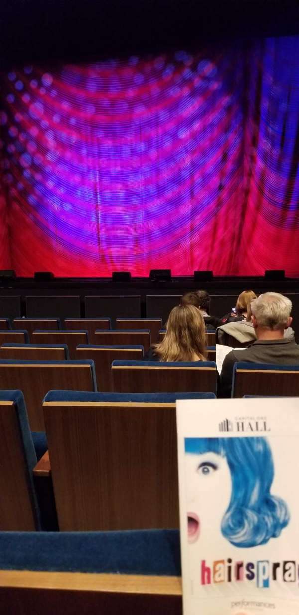 Capital One Hall, section: Orchestra C, row: G, seat: 102