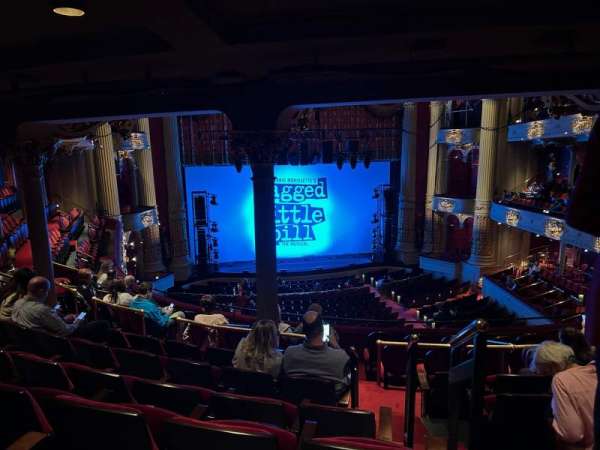 Academy of Music, section: Balcony F, row: F, seat: 1