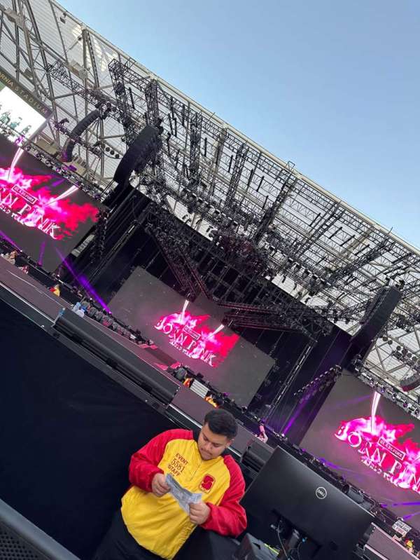 BMO Stadium, section: Floor A4, row: 29, seat: 1