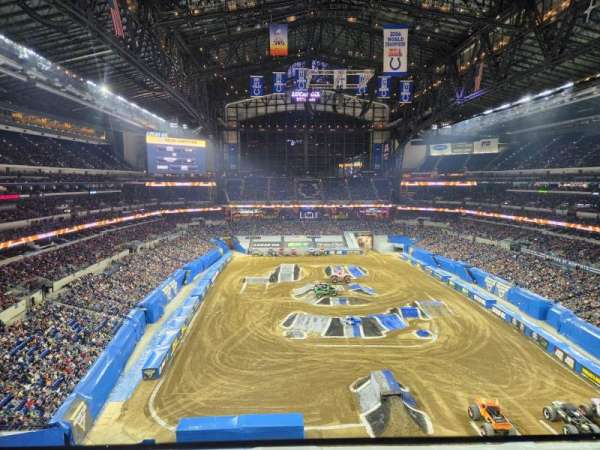 Lucas Oil Stadium, section: 528, row: 1, seat: 1-3