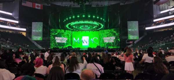 Climate pledge arena, section: Floor, row: 36, seat: 18