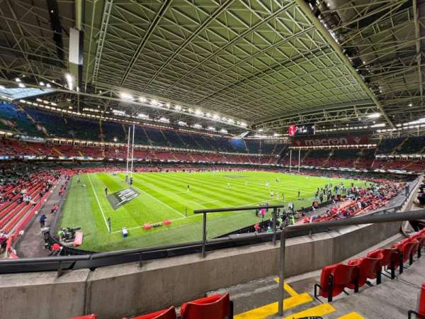 Principality Stadium, section: M14, row: 3, seat: 14