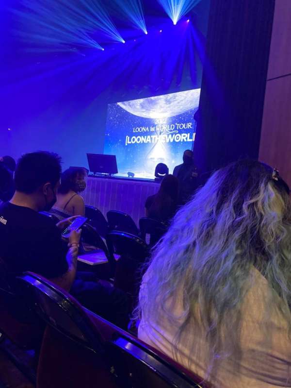 The Theater at MGM National Harbor, section: 1, row: D, seat: 7