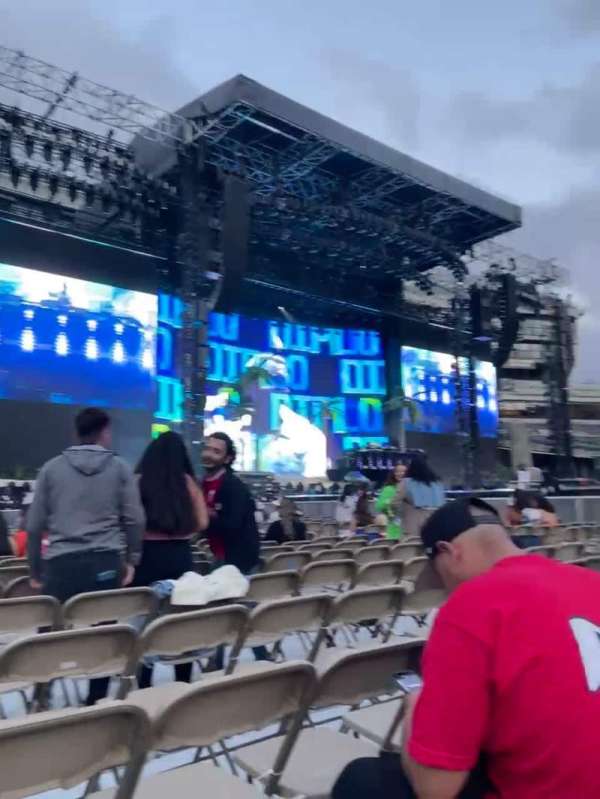 Oakland Coliseum, section: Floor B, row: 23, seat: 12