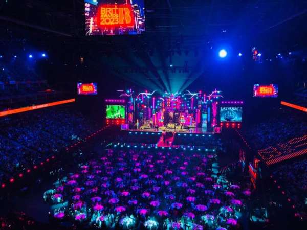 The O2, London, section: 412, row: B, seat: 735