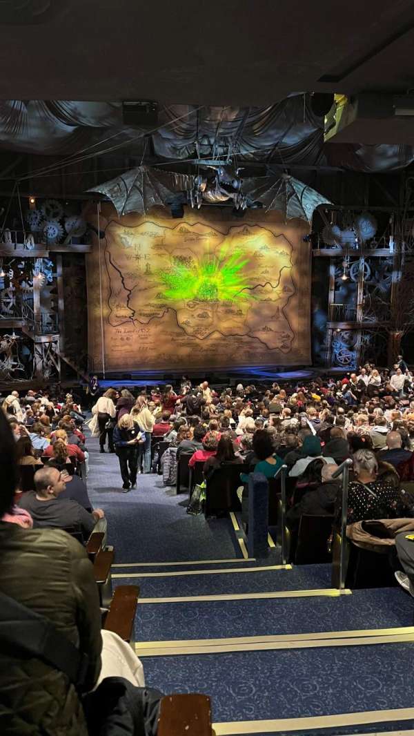 Gershwin Theatre, section: Orchestra L, row: W, seat: 1