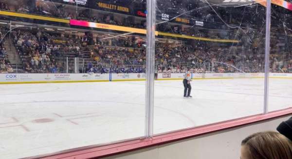 Mullett Arena, section: 113, row: B, seat: 5