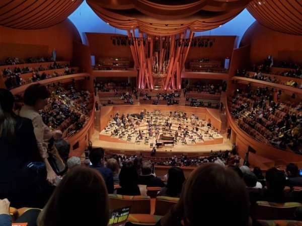 Walt Disney Concert Hall, section: Terrace, row: P, seat: 143