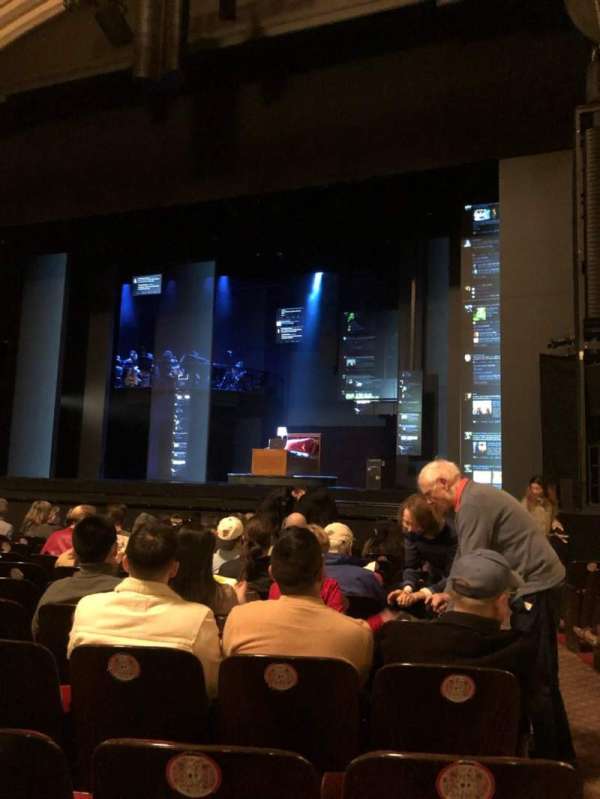 Orpheum Theatre, San Francisco, section: Orchestra R, row: L, seat: 28