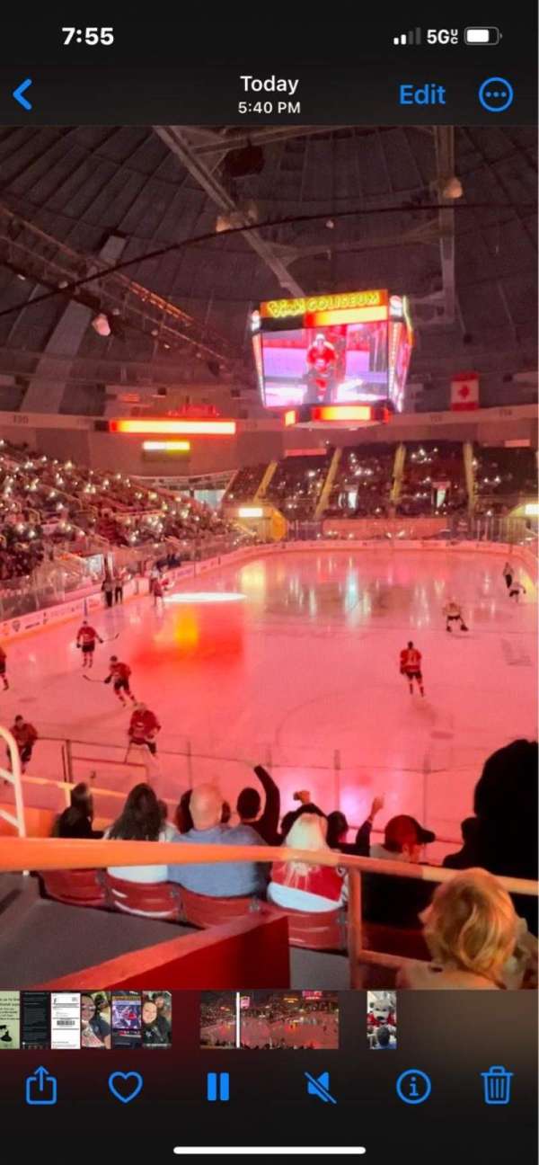 Bojangles' Coliseum, section: 101, row: F, seat: 2