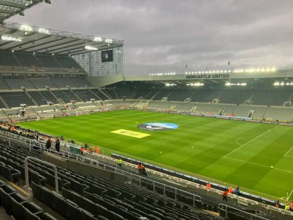 St James' Park, section: MS-L4A, row: qq, seat: 1