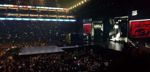 The O2, London, section: 112, row: R, seat: 368