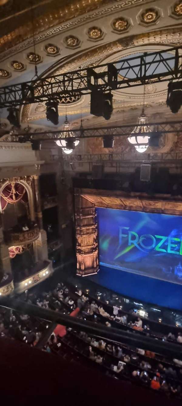 Theatre Royal Drury Lane, section: Balcony, row: A, seat: 19
