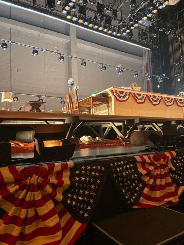 Bernard B. Jacobs Theatre, section: Orchestra L, row: A, seat: 3