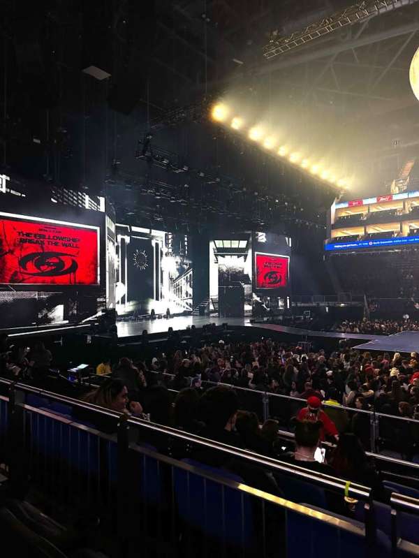 The O2, London, section: 101, row: J, seat: 41